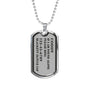 If I Am Found Alone Please Ring, Silver Necklace For Pet Lover