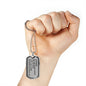 If I Am Found Alone Please Ring, Silver Necklace For Pet Lover