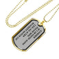If I Am Found Alone Please Ring, Silver Necklace For Pet Lover