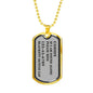 If I Am Found Alone Please Ring, Silver Necklace For Pet Lover