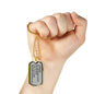 If I Am Found Alone Please Ring, Silver Necklace For Pet Lover