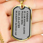 If I Am Found Alone Please Ring, Silver Necklace For Pet Lover