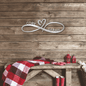 Jewelry Silver / 24 Infinity Couples Monogram - Steel Sign