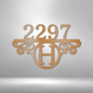 Jewelry Copper / 15 Initial Address Name - Steel Sign