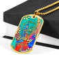 Military Chain Golden Pendant For Dog Lover