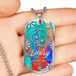 Military Chain Silver Pendant For Dog Lover