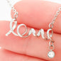 "Mom To Be" Love Spells Adorable Design Necklace -Mother's Day Gift