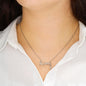 "Mom To Be" Love Spells Adorable Design Necklace -Mother's Day Gift
