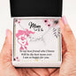 "Mom To Be" Love Spells Adorable Design Necklace -Mother's Day Gift