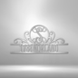 Jewelry Silver / 15 Scroll Family Name - Steel Sign