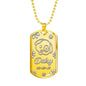 Silver Military Chain Necklace For Dog Lover
