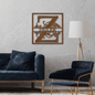Jewelry Copper / 24 Split Square Name - Steel Sign