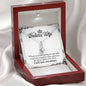 Jewelry "To My Badass Wife" Alluring Beauty Silver Pendant