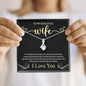 Jewelry To My Beautiful Wife I Love You Alluring Beauty Necklace