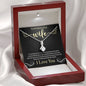 Jewelry To My Beautiful Wife I Love You Alluring Beauty Necklace