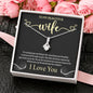 Jewelry To My Beautiful Wife I Love You Alluring Beauty Necklace