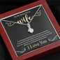 Jewelry Mahogany Style Luxury Box To My Beautiful Wife I Love You Alluring Beauty Necklace