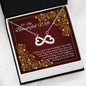 To My Beautiful Wife Love You More Than Anything- Infinity Love Necklace
