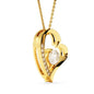 To My Gorgeous Wife Love You Till The Last Breath Premium Heart Pendant
