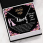 To My Loving Wife Customized Love Pendant