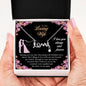To My Loving Wife Customized Love Pendant
