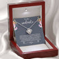 Jewelry To My Soulmate Love Knot Necklace With Message Card