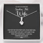 Jewelry Standard Box To My Stunning Smokin Hot Wife I Love You Alluring Beauty Pendant