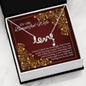 To My Wife "I Can't Imagine A Better Gift In My Life" Love Necklace With Message Card