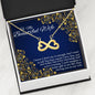 "To My Wife I Love You So Much" Infinity Love Necklace With Message of Love