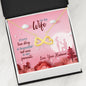 "To My Wife Love You Always & Forever" Infinity Love Necklace