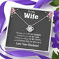 Jewelry To My Wife, Loving Is You My Life Knot Pendant With Message Card