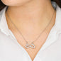 To My Wife "My Every Day Start And Ends With Loving You" Necklace with Custom Name Gift Card