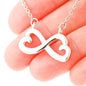 To My Wife "My Every Day Start And Ends With Loving You" Necklace with Custom Name Gift Card
