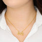 To My Wife "My Every Day Start And Ends With Loving You" Necklace with Custom Name Gift Card