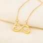 To My Wife "My Every Day Start And Ends With Loving You" Necklace with Custom Name Gift Card