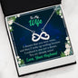 To My Wife "You Are Mine Forever And Always" Necklace