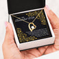 "To My Wife You Are The Best Gift Of My Life " Heart Pendant With Message Card