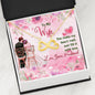 "To My Wife You Fill My Heart With Love" Infinity Love Necklace