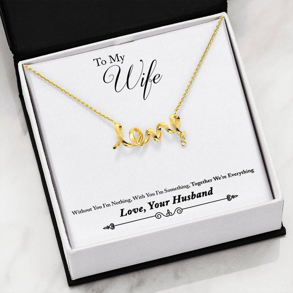 Together We Are Everything Custom Love Pendant
