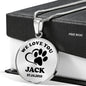 We Love You Dog Customized Necklace