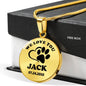 We Love You Dog Customized Necklace