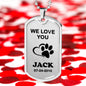 We Love You Pet Necklace