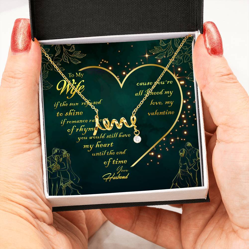 You Are All I Need Custom Love Pendant
