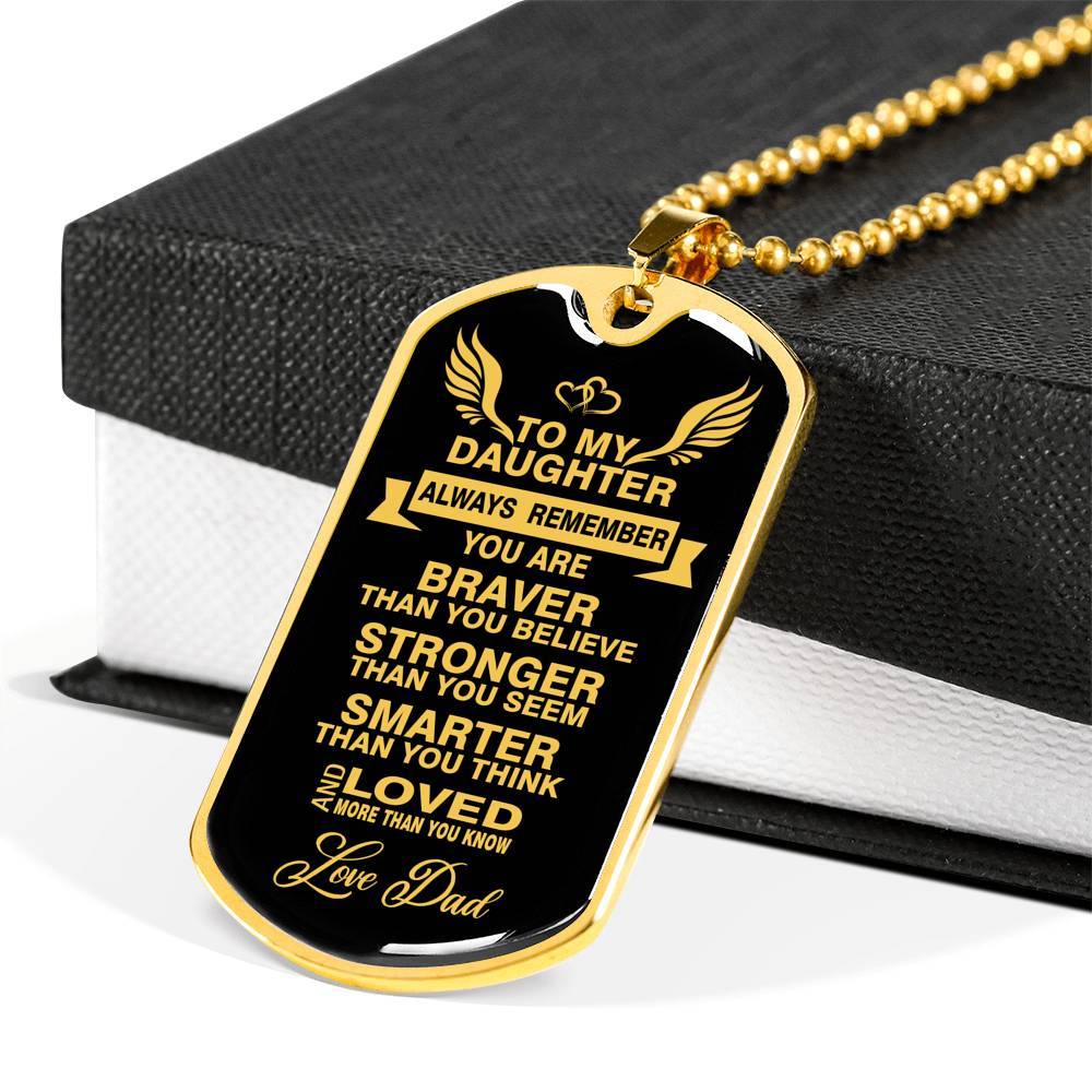 Gift Motivational Necklace To Your Daughter