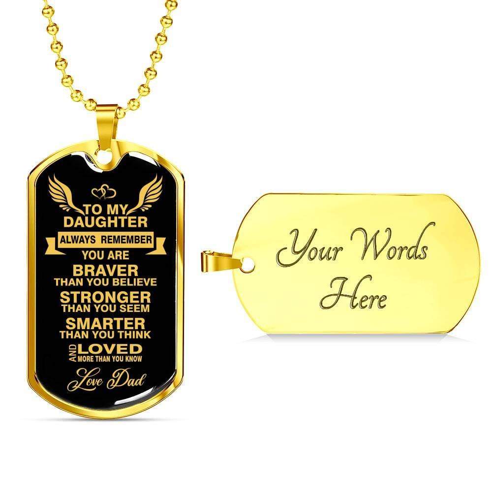 Gift Motivational Necklace To Your Daughter