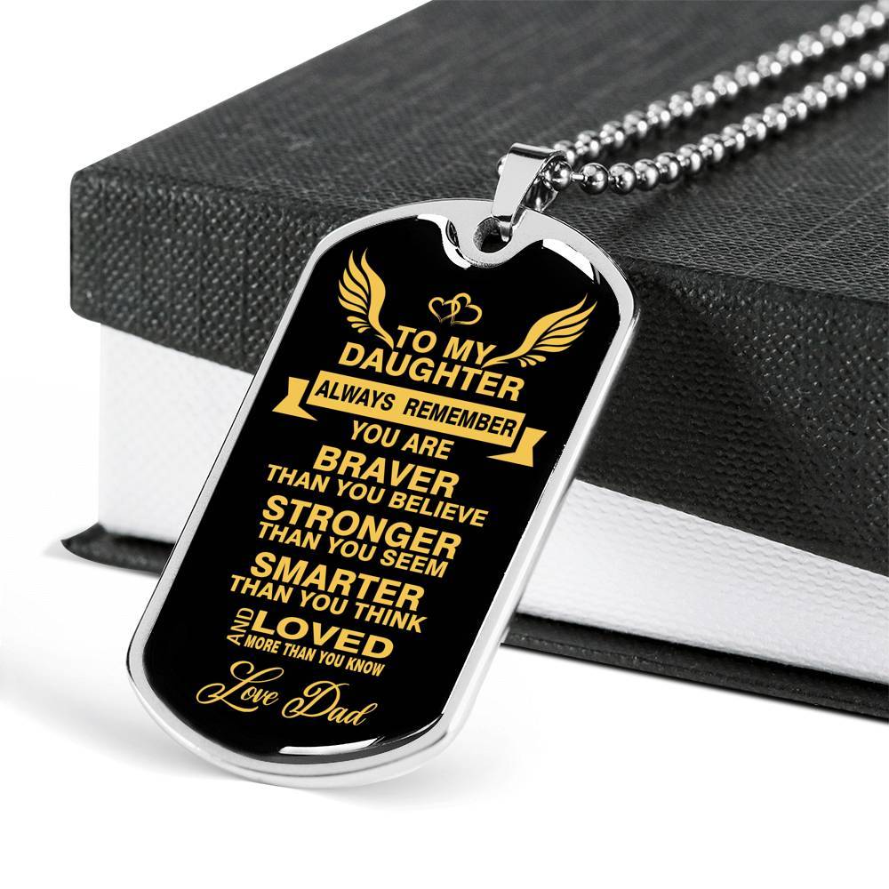 Gift Motivational Necklace To Your Daughter