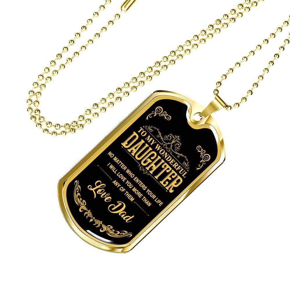 Luxury Military Necklace For Daughter