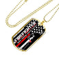 Fire Fighter Military Necklace