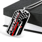 Fire Fighter Military Necklace