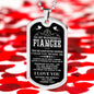 Gift To Your Fiancee Military Necklace With Engraving